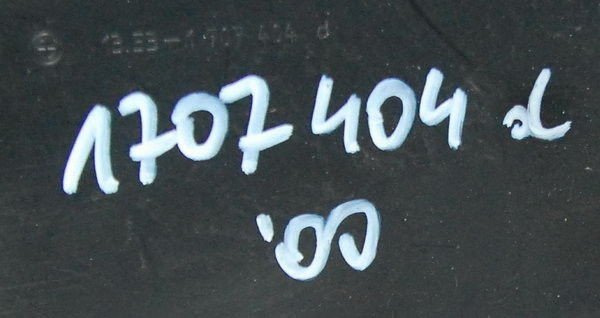 BMW E39 2.0 i osłona obudowa silnika 1707404