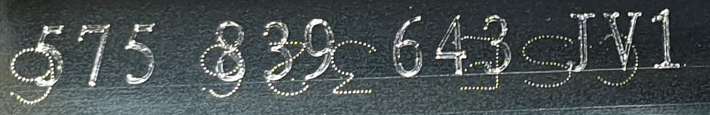 Seat Ateca 2016-2017 górna listwa ozdobna drzwi tył lewa 575839643 JV1 NOWY ORYGINAŁ