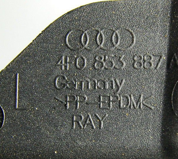Audi A6 4F mocowanie listwa PRZÓD LEWA 4F0853887A