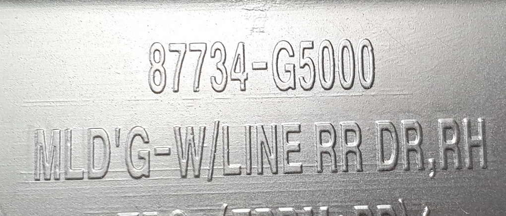 Kia Niro listwa na drzwi tył prawa 87732-G5000 NOWY ORYGINAŁ