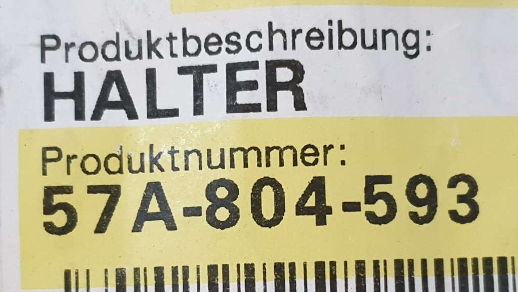 Skoda Karoq uchwyt lampy 57A804593 NOWY ORYGINAŁ