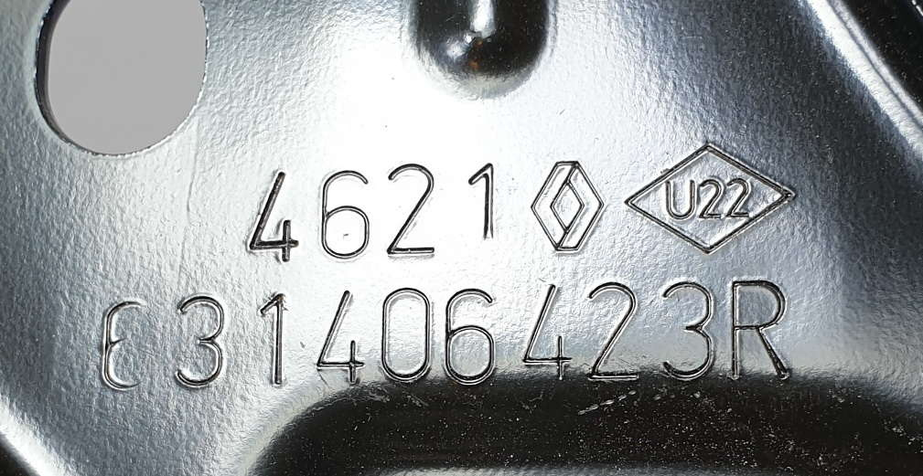 Renault Megane IV wspornik błotnika prawego 631409063R ORG NOWY