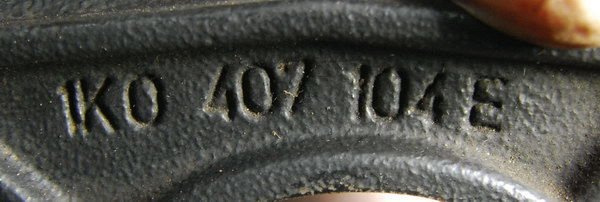 VW AUDI 2.0TDI BKD podpora półosi 1K0407104E