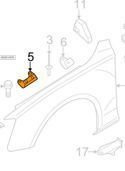 Audi A4 B8 ślizg wspornik błotnik PRZÓD PRZEDNI PRAWY
