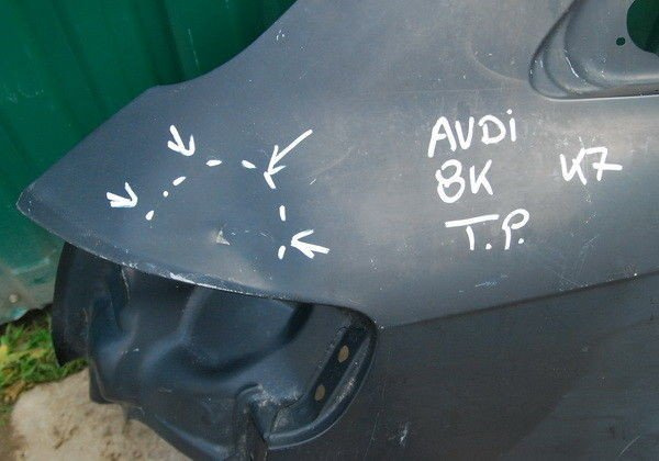 Audi A4 8K9 Avant Kombi błotnik TYŁ TYLNY PRAWY