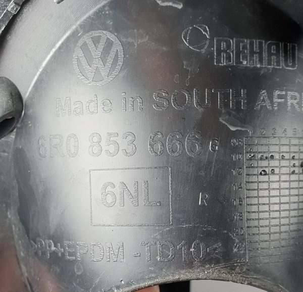 VW Polo Cross 6R ramka halogenu prawa 6R0853666G