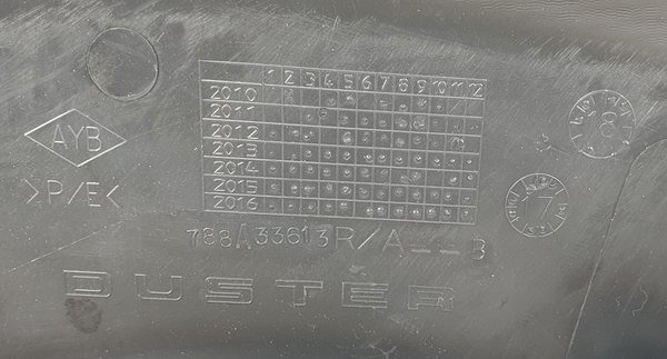 Dacia Duster listwa tył lewa 788A33613R NOWA