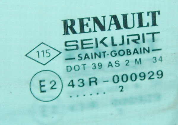 Renault Laguna II 2002 szyba TYLNA LEWA