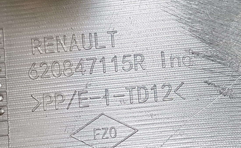 Renault Kadjar 2019- dokładka spoiler dyfuzor tył 620847115R NOWY ORYGINAŁ