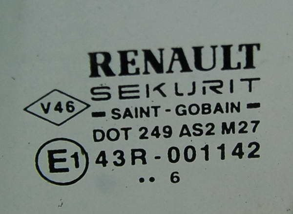 Renault Megane II 2006 szyba tył tylna lewa