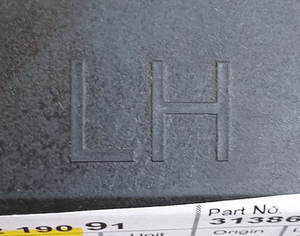 V90 Cross Country ślizg mocowanie progu LEWE TYLNE NOWE