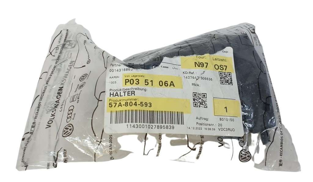 Skoda Karoq uchwyt lampy 57A804593 NOWY ORYGINAŁ