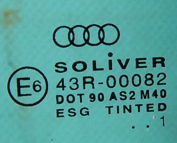Audi A6 C5 2001 szyba PRZÓ PRZEDNIA LEWA