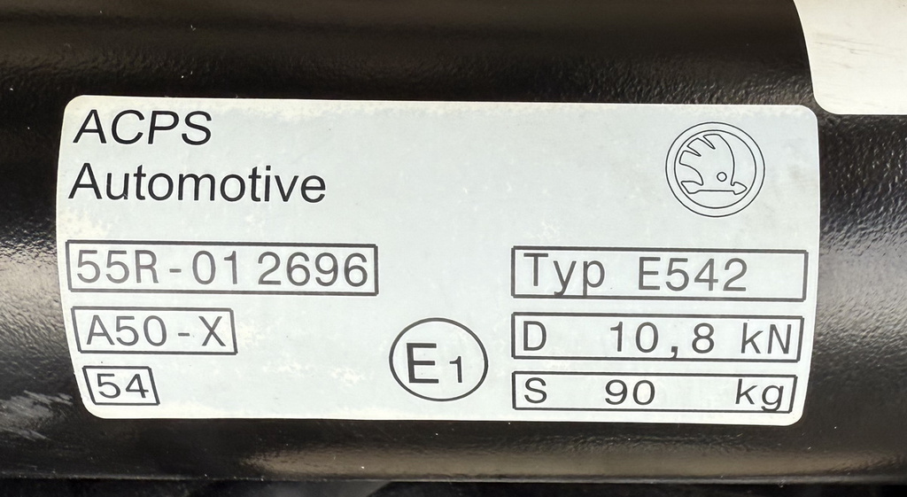 Seat Ateca Skoda Karoq elektryczny hak holowniczy 57A803880D ORYGINAŁ