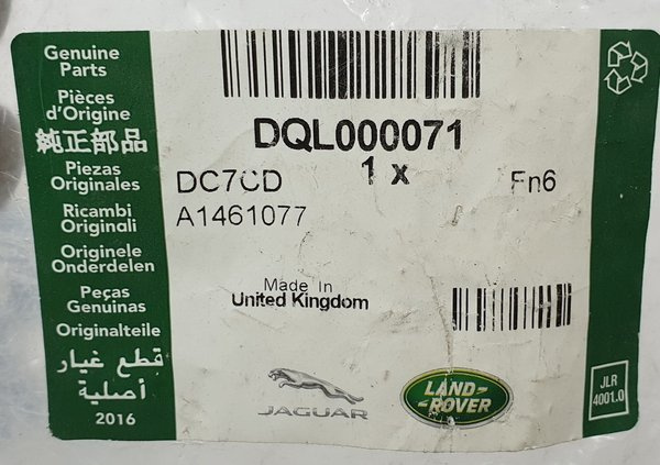 Land Rover Discovery III L319 mocowanie ślizg zderzaka tył lewy DQL000071 ORG NOWY
