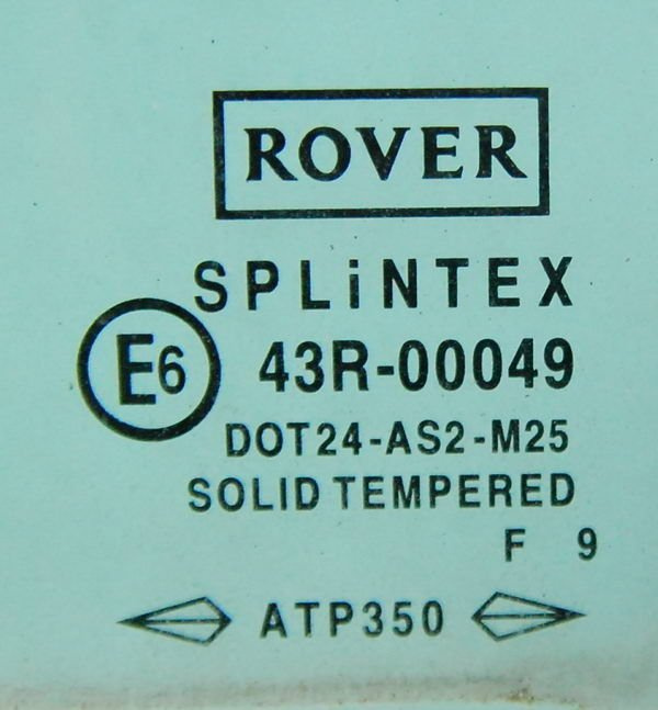 Rover 75 '99 szyba TYLNA LEWA DUŻA