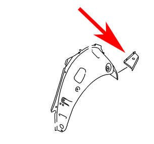 Seat Leon III wspornik wnęki koła tył lewy 5F4813227 NOWY
