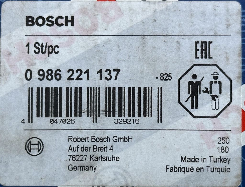 VW AUDI SEAT SKODA cewka zapłonowa 0986221137 BOSCH NOWY ORYGINAŁ
