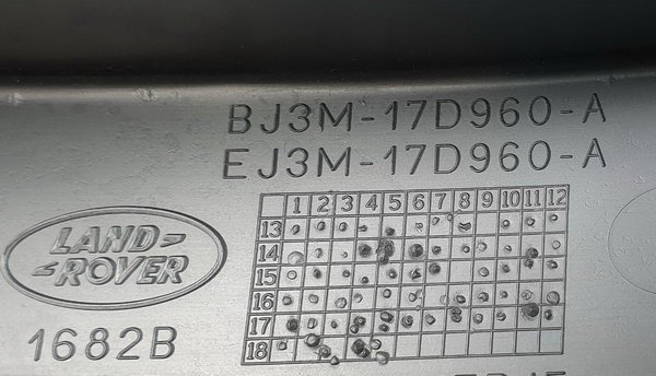 Ranger Rover Evoque listwa zderzaka tył prawa BJ3M-17D960-A
