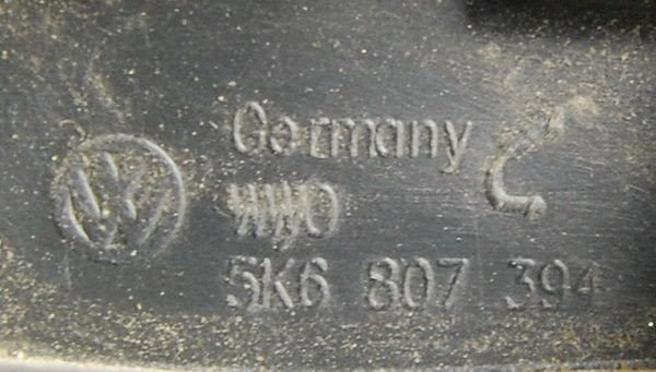 VW Golf VI ślizg uchwyt TYLNY PRAWY 5K6807394