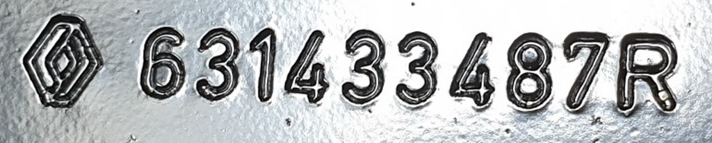 Renault Clio V wspornik mocowanie błotnika przód lewe 631433487R NOWY ORYGINAŁ