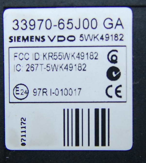 Suzuki Vitara 1.6 M16A 2007 komputer kluczyk immo