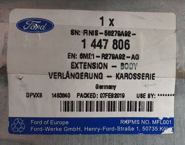 Ford S-Max wzmocnienie 6M21-R279A92-AG NOWE