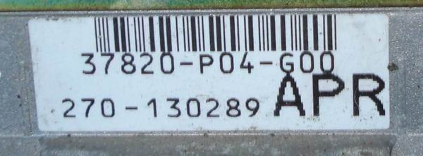 Honda Civic 1.5 sterownik komputer 37820-P04-G00