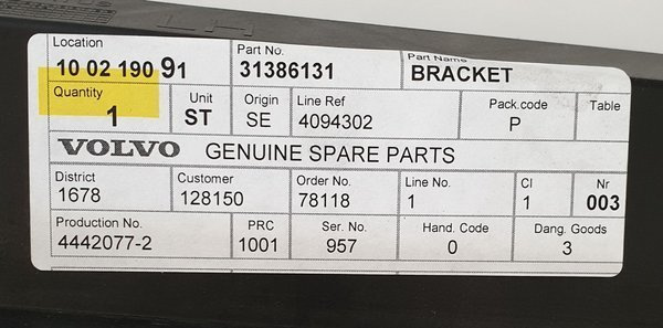 V90 Cross Country ślizg mocowanie progu LEWE TYLNE NOWE