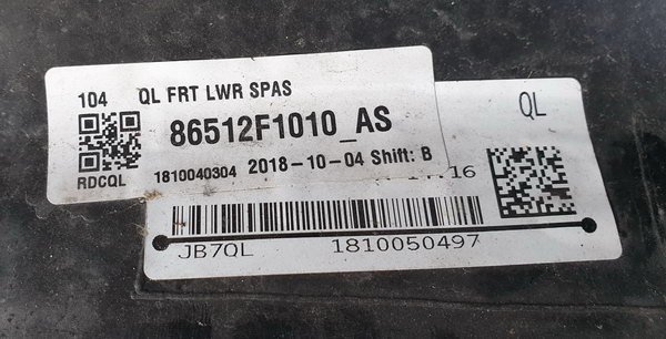 Kia Sportage IV QL zderzak grill przód przedni