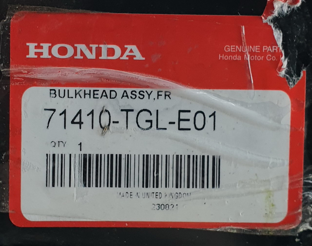 Honda Civic X 17- wzmocnienie górne przód 71410-TGL-E01 NOWY ORYGINAŁ
