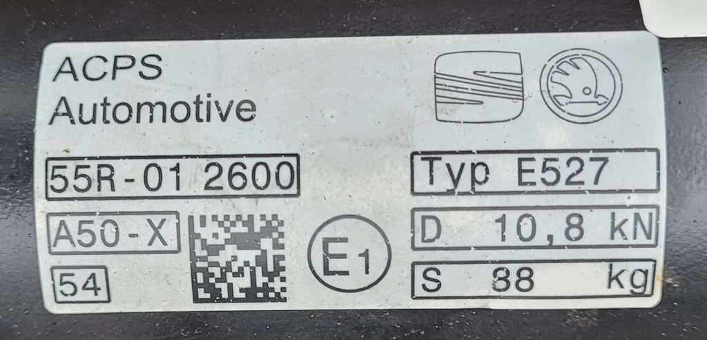 Seat Ateca Skoda Karoq elektryczny hak holowniczy 575803880C ORYGINAŁ