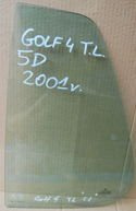 VW Golf IV '01 5D szyba TYLNA LEWA MAŁA