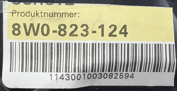 Audi A4 8W uszczelka maski przó 8W0823124 ORG NOWA