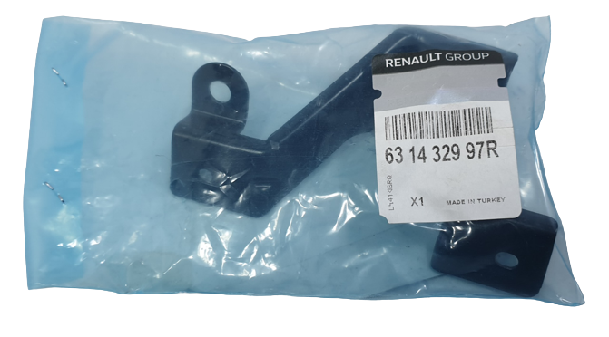 Renault Clio V wspornik mocowanie błotnika przód lewe 631433487R NOWY ORYGINAŁ