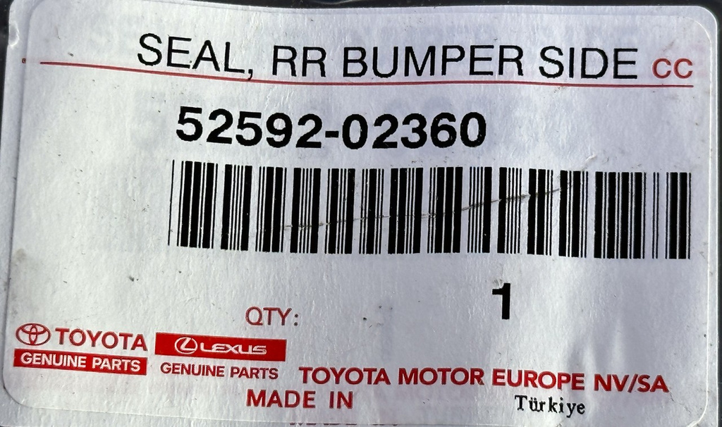 Toyota Corolla E21 nadkole tył lewe 5259202360 5259202360 NOWY ORYGINAŁ