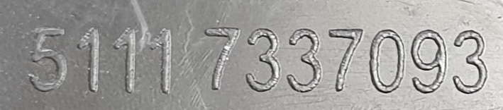 BMW X5 F15 F85 mocowanie ślizg błotnika przód lewy 7337093 ORG NOWY