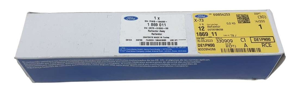 Ford Mondeo MK5 Kombi odblask prawy DS73-515B0-SB 1869011 NOWY ORYGINAŁ