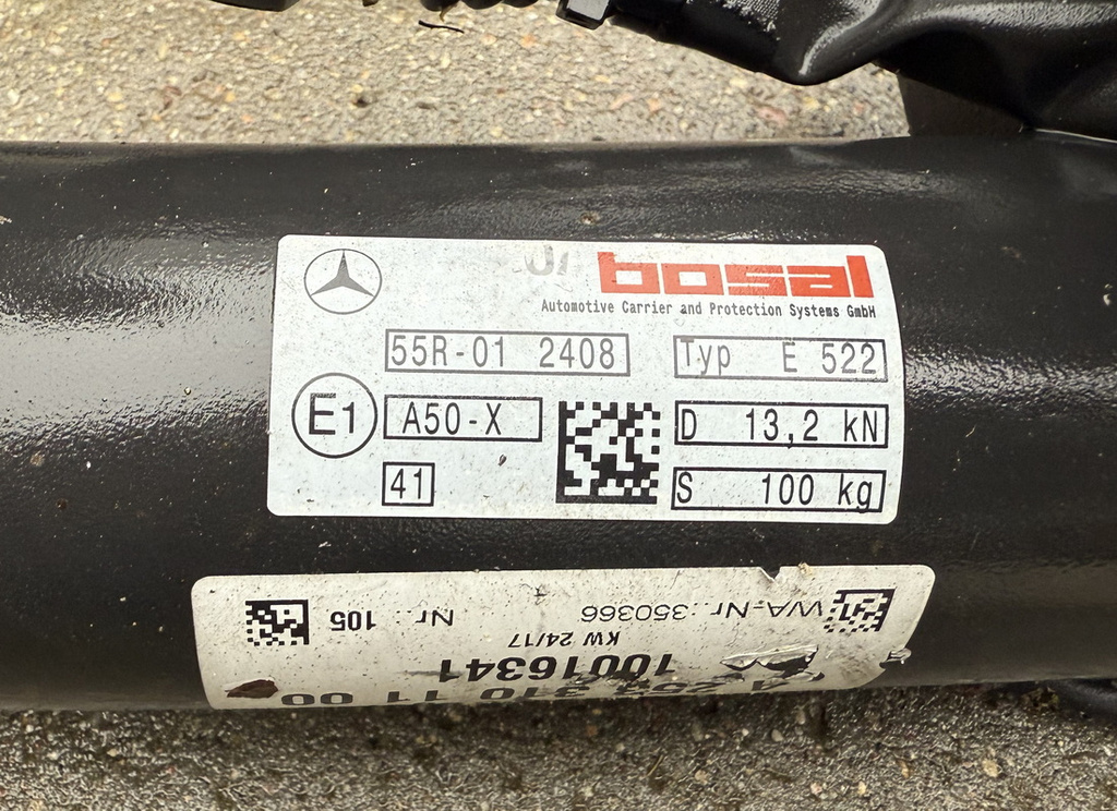 Mercedes GLC W253 SUV hak elektryczny 2533101100 ORYGINAŁ