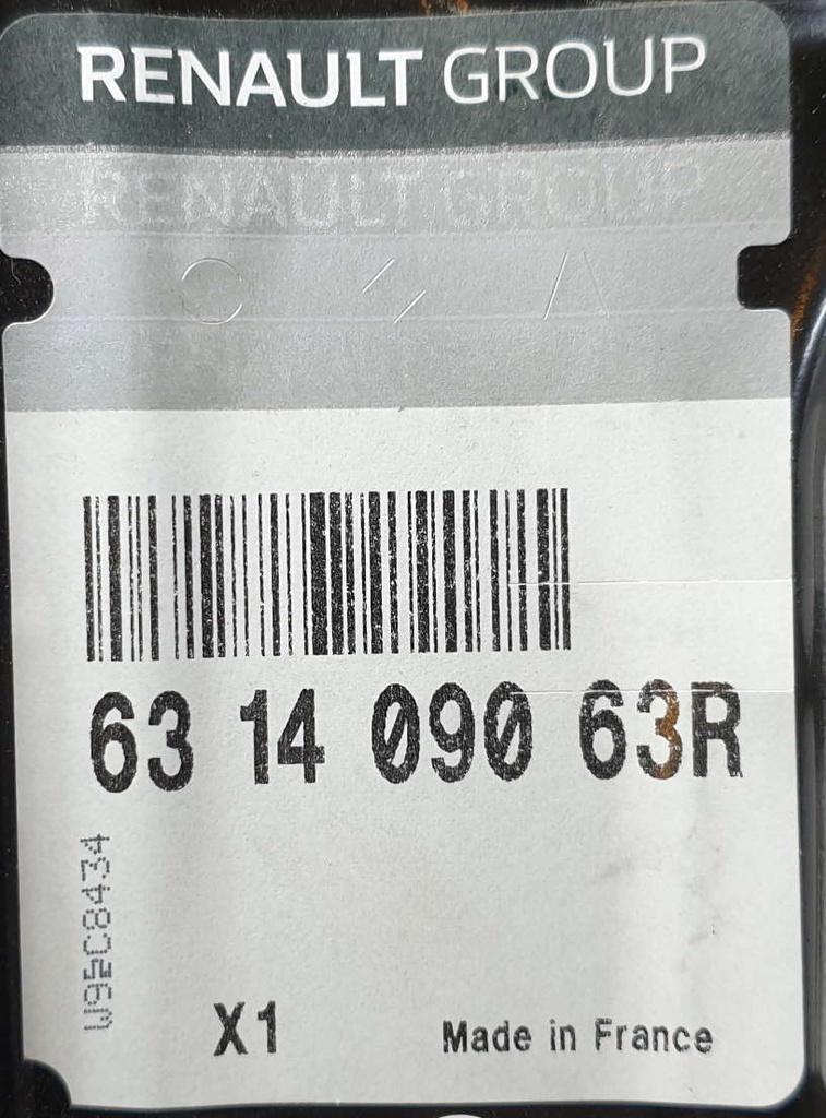 Renault Megane IV wspornik błotnika prawego 631409063R ORG NOWY