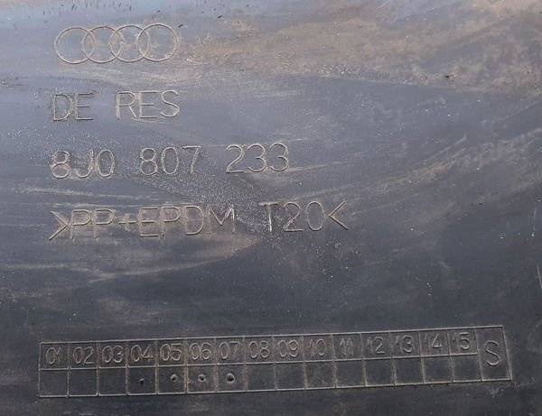 Audi TT 8J 2007 belka płyta przód 8J0807233