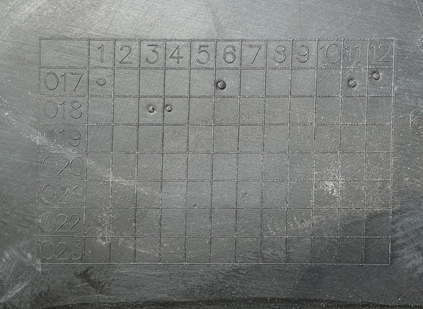 Maserati Ghibli Q4 uszczelka klapy bagażnika prawa 