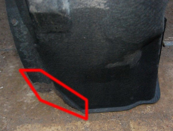 Audi A6 4G0 nadkole TYŁ TYLNE LEWE 4G0310171A