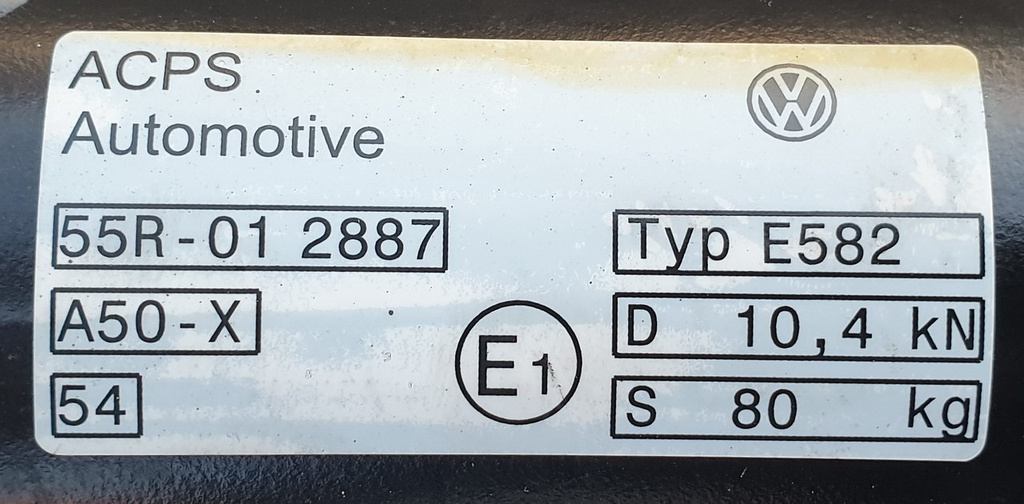VW Golf VIII Kombi elektryczny hak holowniczy 5H9803881D moduł przycisk wiązka - ZESTAW 