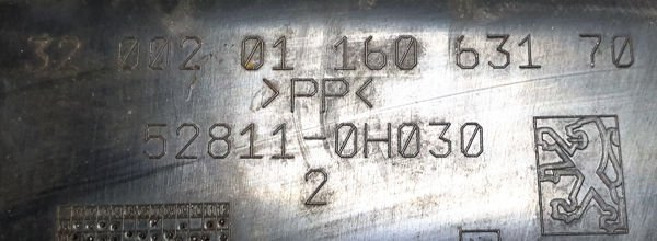 Peugoet 107 LIFT 2009 kierownica kanał powietrza 52811-0H030