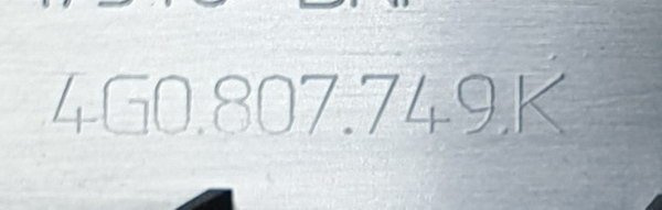 Audi A6 C7 4G zaślepki grilla przód 4G0807749F ORG | NOWE