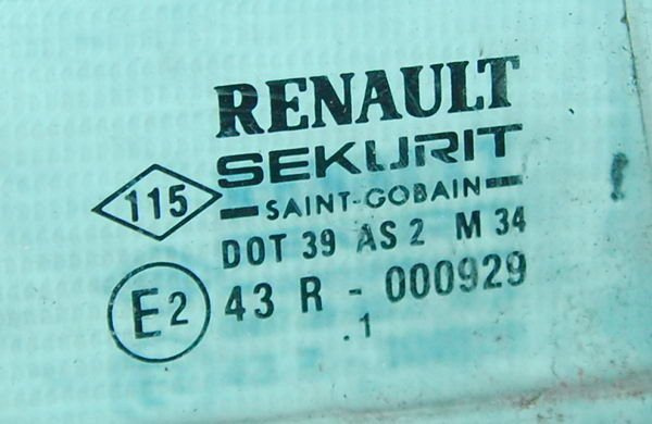 Renault Laguna II 2001 szyba TYLNA PRAWA MAŁA