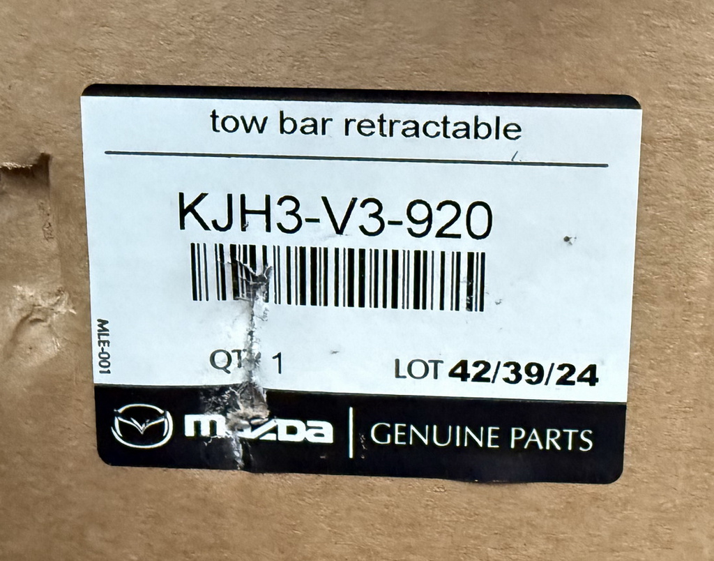 Mazda CX-80 półelektryczny hak holowniczy KJH3-V3-920 NOWY ORYGINAŁ