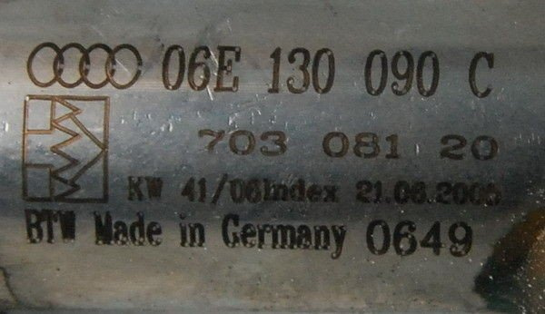 Audi A8 A6 3.2 FSI listwa wtryskowa 06E130090C