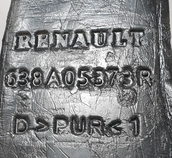 Renault Captur II wygłuszenie wkład błotnika przód prawe 638A05373R ORG NOWE